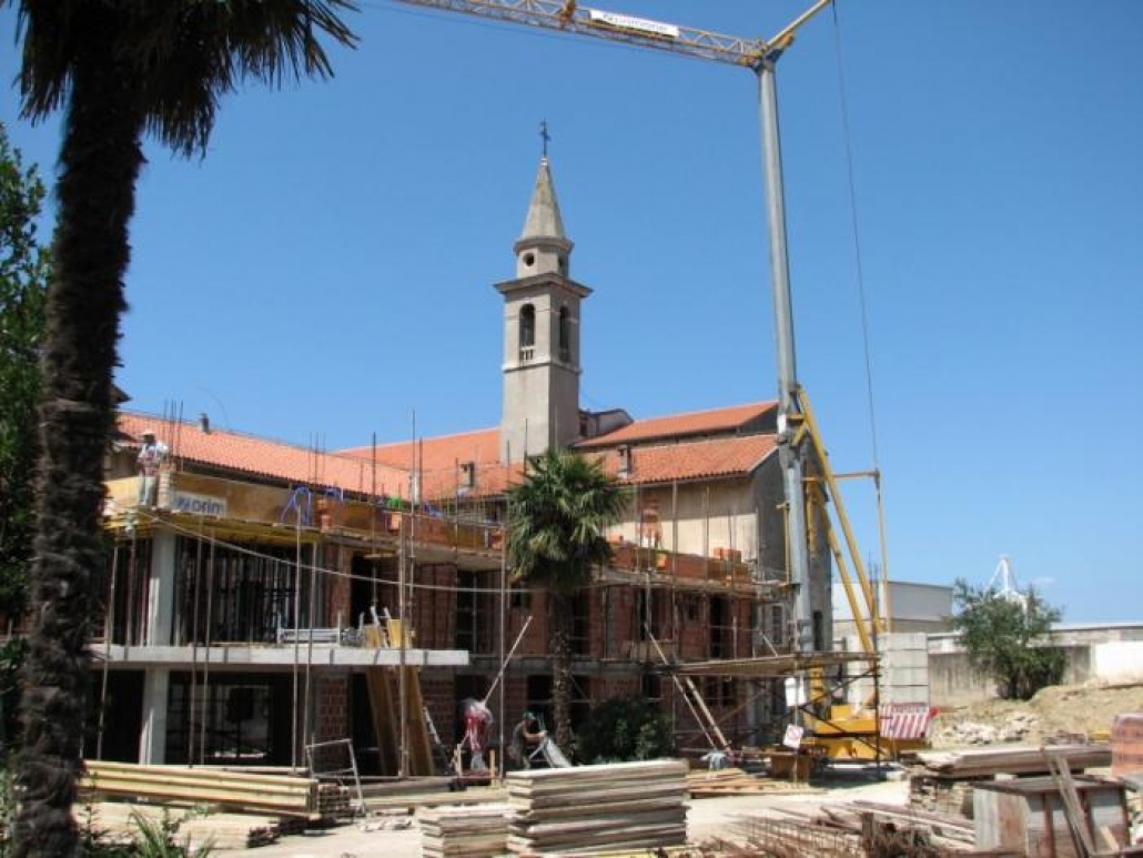 Frančiškanski Samostan Koper obnovitvena dela 2007