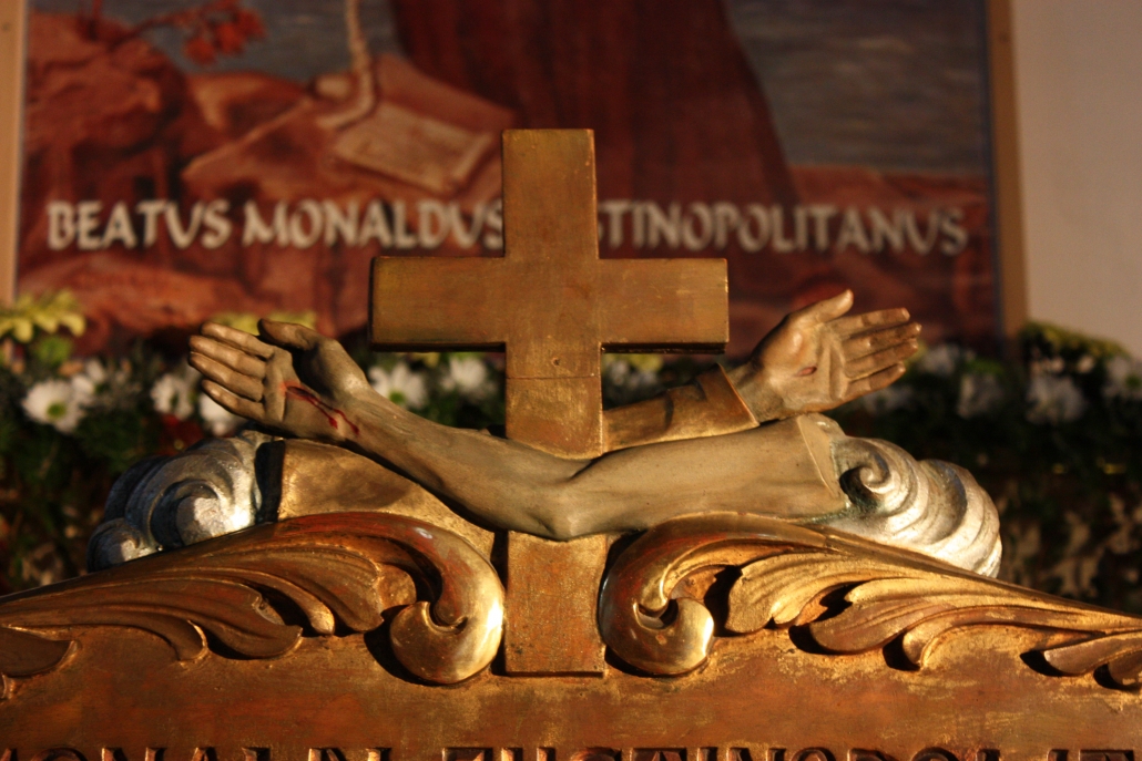 Prihod frančiškanov in zidava samostana