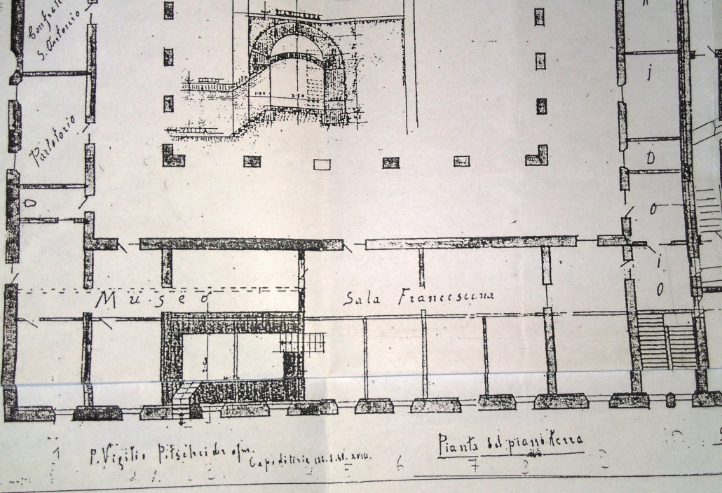 Prihod frančiškanov in zidava samostana
